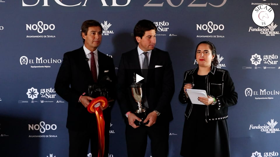 Manuel y Juan Carlos de Novales, de Yeguada María Fernanda de la Escalera de la Escalera, Mejor Ganadería Criadora del Mundo